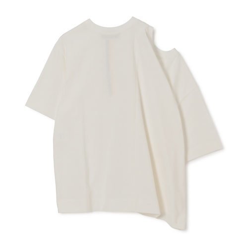 【その他のブランド/Other】のDUAL-NECK REVERSIBLE T-SHIRT 人気、トレンドファッション・服の通販 founy(ファニー) 　ファッション　Fashion　レディースファッション　Fashion for Women　トップス・カットソー　Cut & Sew Tops　シャツ・ブラウス・オフィスカジュアル　Elegant Blouses & Button-Ups　ロングTシャツ・Tシャツ　Longline T-Shirts & Tees　2025年　2025　2025-2026秋冬・A/W　Autumn/Winter 2025–26 AW25–26　アシンメトリー　Asymmetrical Style　シンプル　Simple, Minimal　other-2|ID: prp329100004601758 ipo3291000000032717985