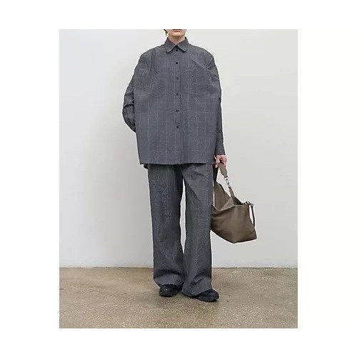 【リトコフスカヤ/LITKOVSKA】のDESTRUCTED CAPELET SHIRT 人気、トレンドファッション・服の通販 founy(ファニー) 　ファッション　Fashion　レディースファッション　Fashion for Women　トップス・カットソー　Cut & Sew Tops　シャツ・ブラウス・オフィスカジュアル　Elegant Blouses & Button-Ups　ロングTシャツ・Tシャツ　Longline T-Shirts & Tees　2025年　2025　2025-2026秋冬・A/W　Autumn/Winter 2025–26 AW25–26　チェック　Check, Plaid, Tartan　other-2|ID: prp329100004601766 ipo3291000000034365376