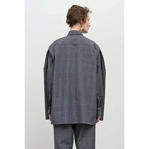 【リトコフスカヤ/LITKOVSKA】のDESTRUCTED CAPELET SHIRT 人気、トレンドファッション・服の通販 founy(ファニー) 　ファッション　Fashion　レディースファッション　Fashion for Women　トップス・カットソー　Cut & Sew Tops　シャツ・ブラウス・オフィスカジュアル　Elegant Blouses & Button-Ups　ロングTシャツ・Tシャツ　Longline T-Shirts & Tees　2025年　2025　2025-2026秋冬・A/W　Autumn/Winter 2025–26 AW25–26　チェック　Check, Plaid, Tartan　other-3|ID: prp329100004601766 ipo3291000000034365378