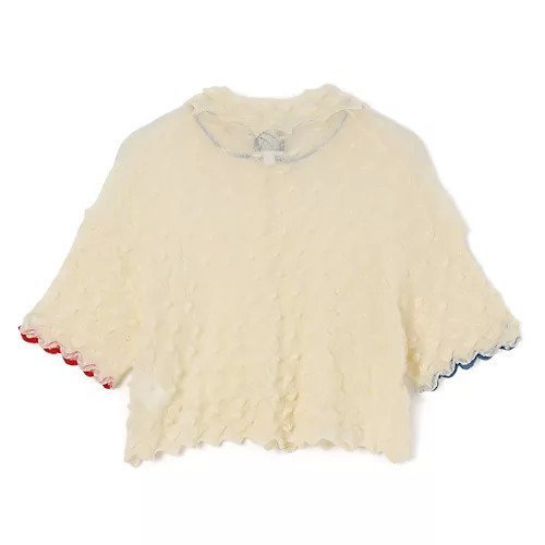 【ヤンヤン/YANYAN】のBORLOR SS SHIRT W/ KNOT BUTTONS 人気、トレンドファッション・服の通販 founy(ファニー) 　ファッション　Fashion　レディースファッション　Fashion for Women　トップス・カットソー　Cut & Sew Tops　シャツ・ブラウス・オフィスカジュアル　Elegant Blouses & Button-Ups　2025年　2025　2025-2026秋冬・A/W　Autumn/Winter 2025–26 AW25–26　カーディガン　Cardigan, Knitwear　フロント　Front, Front Design　半袖　Short Sleeve, Half Sleeve　other-2|ID: prp329100004601770 ipo3291000000032718070