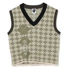 【ヤンヤン/YANYAN】のARGYLE OVERSIZED VEST ARMY|ID: prp329100004601775 ipo3291000000032718094