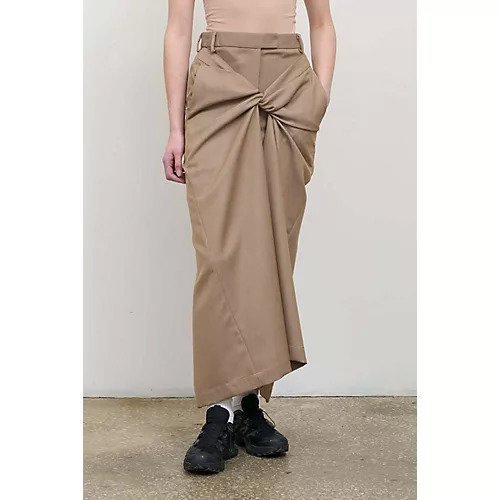 【リトコフスカヤ/LITKOVSKA】のFRONT-TWIST MAXI SKIRT 人気、トレンドファッション・服の通販 founy(ファニー) 　ファッション　Fashion　レディースファッション　Fashion for Women　スカート　Skirts　2025年　2025　2025-2026秋冬・A/W　Autumn/Winter 2025–26 AW25–26　スリット　Slit, Slit Detail　ツイスト　Tweed, Tweed Fabric　バランス　Balance, Style Balance　フロント　Front, Front Design　マキシ　Maxi, Full Length　other-3|ID: prp329100004601777 ipo3291000000033246457