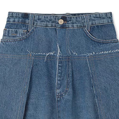 【その他のブランド/Other】のMID-RISE WIDE-LEG JEANS 人気、トレンドファッション・服の通販 founy(ファニー) 　ファッション　Fashion　レディースファッション　Fashion for Women　2025年　2025　2025-2026秋冬・A/W　Autumn/Winter 2025–26 AW25–26　デニム　Denim, Jeans Material　バランス　Balance, Style Balance　ポケット　Pocket, Pocket Detail　リメイク　Remake, Reconstructed　ワイド　Wide, Wide Fit　other-3|ID: prp329100004601782 ipo3291000000032718136