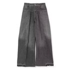 【リトコフスカヤ/LITKOVSKA】のMID-RISE WIDE-LEG JEANS 人気、トレンドファッション・服の通販 founy(ファニー) ファッション Fashion レディースファッション Fashion for Women 送料無料 Free Shipping 2025年 2025 2025-2026秋冬・A/W Autumn/Winter 2025–26 AW25–26 デニム Denim, Jeans Material バランス Balance, Style Balance ポケット Pocket, Pocket Detail リメイク Remake, Reconstructed ワイド Wide, Wide Fit thumbnail GREY|ID: prp329100004601782 ipo3291000000032757121