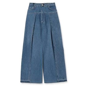 【リトコフスカヤ/LITKOVSKA】のMID-RISE WIDE-LEG JEANS 人気、トレンドファッション・服の通販 founy(ファニー) ファッション Fashion レディースファッション Fashion for Women 2025年 2025 2025-2026秋冬・A/W Autumn/Winter 2025–26 AW25–26 デニム Denim, Jeans Material バランス Balance, Style Balance ポケット Pocket, Pocket Detail リメイク Remake, Reconstructed ワイド Wide, Wide Fit |ID:prp329100004601782