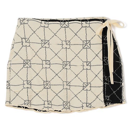 【ヤンヤン/YANYAN】のJUNE MINI WRAP SKIRT インテリア・キッズ・メンズ・レディースファッション・服の通販 founy(ファニー)  ファッション Fashion レディースファッション Fashion for Women スカート Skirts 2025年 2025 2025-2026秋冬・A/W Autumn/Winter 2025–26 AW25–26 ミニスカート Mini Skirt, Short Skirt ラップ Wrap, Wrap Design IVORY|ID: prp329100004601783 ipo3291000000034335906