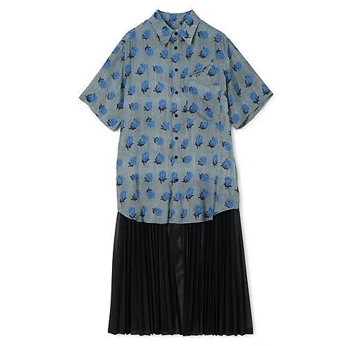 【トーガ トゥ/TOGA TOO】のInner print dress インテリア・キッズ・メンズ・レディースファッション・服の通販 founy(ファニー) https://founy.com/ ファッション Fashion レディースファッション Fashion for Women ワンピース Dresses フォーマル・パーティードレス・結婚式用ドレス Elegant & Casual Dresses 2025年 2025 2025-2026秋冬・A/W Autumn/Winter 2025–26 AW25–26 ドッキング Docking, Mixed Material フラワー Flower, Floral プリント Print, Printed Pattern プリーツ Pleats, Pleated |ID: prp329100004601786 ipo3291000000034865416