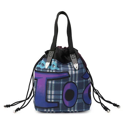 【トーガ トゥ/TOGA TOO】のPrint drawstring bag インテリア・キッズ・メンズ・レディースファッション・服の通販 founy(ファニー) 　ファッション　Fashion　レディースファッション　Fashion for Women　バッグ　Bags　2025年　2025　2025-2026秋冬・A/W　Autumn/Winter 2025–26 AW25–26　ウエスタン　Western Style　BLUE|ID: prp329100004601790 ipo3291000000034865640