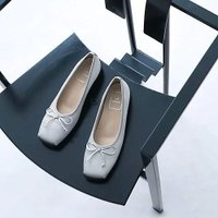 【エンチャンテッド/enchanted】の【晴雨兼用】スクエアトゥバレエシューズ 人気、トレンドファッション・服の通販 founy(ファニー) ファッション Fashion レディースファッション Fashion for Women クッション Cushion, Throw Pillow サテン Satin, Glossy Fabric シューズ Shoes, Footwear バランス Balance, Style Balance バレエ Ballet, Ballet Style |ID:prp329100004601794