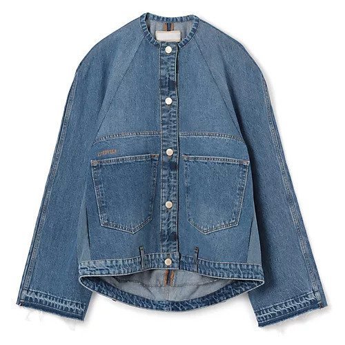 【リトコフスカヤ/LITKOVSKA】のDENIM UTILITY BOMBER JAKET インテリア・キッズ・メンズ・レディースファッション・服の通販 founy(ファニー)  ファッション Fashion レディースファッション Fashion for Women 2025年 2025 2025-2026秋冬・A/W Autumn/Winter 2025–26 AW25–26 ジャケット Jacket, Outerwear デニム Denim, Jeans Material NAVY BLUE|ID: prp329100004601801 ipo3291000000034367154