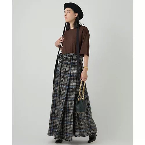 【カオス/Chaos】のバルドーTシャツ インテリア・キッズ・メンズ・レディースファッション・服の通販 founy(ファニー) 　ファッション　Fashion　レディースファッション　Fashion for Women　トップス・カットソー　Cut & Sew Tops　シャツ・ブラウス・オフィスカジュアル　Elegant Blouses & Button-Ups　ロングTシャツ・Tシャツ　Longline T-Shirts & Tees　2025年　2025　2025-2026秋冬・A/W　Autumn/Winter 2025–26 AW25–26　オレンジ　Orange　半袖　Short Sleeve, Half Sleeve　吸水　Absorbent, Quick-Dry　ブラウン|ID: prp329100004602836 ipo3291000000032732519