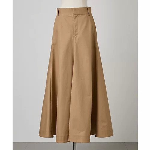 【カオス/Chaos】のチーノランブルスカート インテリア・キッズ・メンズ・レディースファッション・服の通販 founy(ファニー) 　ファッション　Fashion　レディースファッション　Fashion for Women　スカート　Skirts　フィット　Fit, Slim Fit　フレア　Flare, Flared　フロント　Front, Front Design　ロング　Long, Long-Length　ベージュ|ID: prp329100004602840 ipo3291000000032732544