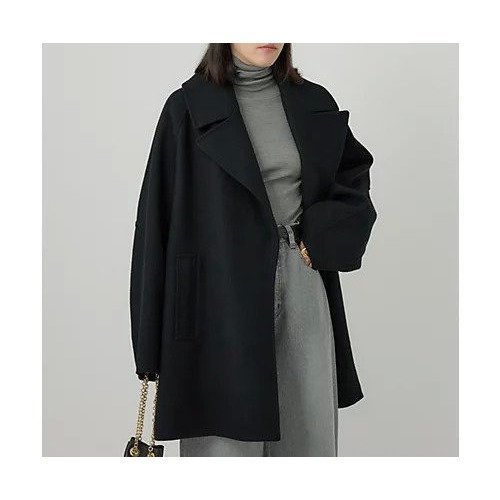 【カオス/Chaos】のスーペリアボースショートコート インテリア・キッズ・メンズ・レディースファッション・服の通販 founy(ファニー) 　ファッション　Fashion　レディースファッション　Fashion for Women　アウター　Coat / Outerwear Collection　コート・ロングコート・ピーコート　Long Coats, Peacoats & More　2025年　2025　2025-2026秋冬・A/W　Autumn/Winter 2025–26 AW25–26　冬　Winter / This Winter　ショート　Short, Short Length　シンプル　Simple, Minimal　バランス　Balance, Style Balance　A/W・秋冬　Autumn/Winter　ブラック|ID: prp329100004602851 ipo3291000000032732634