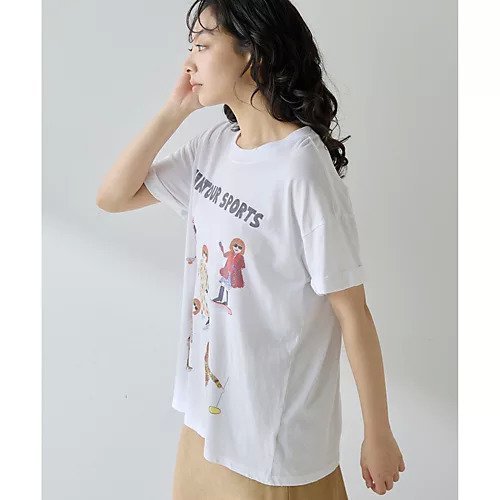 【ウィムガゼット/Whim Gazette】の【UNFORTUNATE PORTRAIT】Wintour Sports TEE 人気、トレンドファッション・服の通販 founy(ファニー) 　ファッション　Fashion　レディースファッション　Fashion for Women　スポーツウェア　Functional & Stylish Sportswear　インナー　Innerwear　カーディガン　Cardigan, Knitwear　キャラクター　Character, Licensed Characters　ジャケット　Jacket, Outerwear　雑誌　Magazine, Fashion Magazine　ダメージ　Distressed, Destroyed　プリント　Print, Printed Pattern　おすすめ　Recommended / Our Picks　2025年　2025　2025春夏・S/S　Spring/Summer 2025 SS25　other-3|ID: prp329100004604747 ipo3291000000032769148
