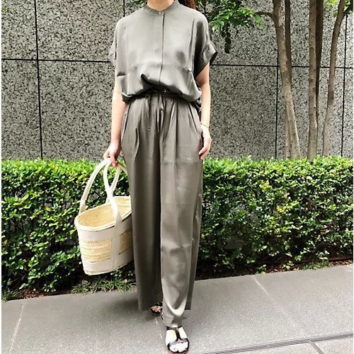 【ドレスハーセルフ/DRESS HERSELF】のワイドパンツ 人気、トレンドファッション・服の通販 founy(ファニー) 　ファッション　Fashion　レディースファッション　Fashion for Women　パンツ　Pants & Trousers　サテン　Satin, Glossy Fabric　ワイド　Wide, Wide Fit　洗える　Machine Washable　other-3|ID: prp329100004604754 ipo3291000000032769250