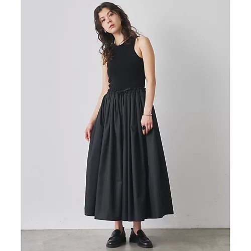 【ウィムガゼット/Whim Gazette】のドッキングワンピース 人気、トレンドファッション・服の通販 founy(ファニー) 　ファッション　Fashion　レディースファッション　Fashion for Women　ワンピース　Dresses　ギャザー　Gathered, Ruffled　ジップアップ　Zip-Up, Full Zip　タフタ　Taffeta, Structured Fabric　タンク　Tank Top, Sleeveless Top　ドッキング　Docking, Mixed Material　おすすめ　Recommended / Our Picks　2025年　2025　2025春夏・S/S　Spring/Summer 2025 SS25　 other-1|ID: prp329100004604758 ipo3291000000032769286