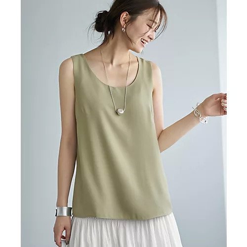 【スタイルデリ/STYLE DELI】の透けないジョーゼットタンクトップ インテリア・キッズ・メンズ・レディースファッション・服の通販 founy(ファニー) https://founy.com/ ファッション Fashion レディースファッション Fashion for Women インナー Innerwear サロペット Overalls, Salopette シンプル Simple, Minimal ジャケット Jacket, Outerwear ジョーゼット Georgette, Semi-Sheer Fabric スリット Slit, Slit Detail タンク Tank Top, Sleeveless Top デコルテ Décolleté, Neckline 定番 Standard, Basic Item なめらか Smooth, Silky Texture 人気 Popular, Best Seller バランス Balance, Style Balance フォルム Silhouette, Form ラウンド Round, Round Neck 夏 Summer |ID: prp329100004604821 ipo3291000000032770641