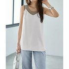 【スタイルデリ/STYLE DELI】の肩紐ちょこっとキャミ型ブラウス 人気、トレンドファッション・服の通販 founy(ファニー) ファッション Fashion レディースファッション Fashion for Women トップス・カットソー Cut & Sew Tops キャミソール&ノースリーブ Camisoles & Sleeveless Tops シャツ・ブラウス・オフィスカジュアル Elegant Blouses & Button-Ups イエロー Yellow インナー Innerwear カットソー Cut and Sewn Top カーディガン Cardigan, Knitwear キャミ Camisole, Cami Top キャミソール Camisole, Spaghetti Strap Top シンプル Simple, Minimal ジャケット Jacket, Outerwear ジョーゼット Georgette, Semi-Sheer Fabric スリット Slit, Slit Detail チューブ Tube, Tube Top 定番 Standard, Basic Item バランス Balance, Style Balance ワイド Wide, Wide Fit 夏 Summer エレガント 上品 Elegant thumbnail ホワイト|ID: prp329100004604823 ipo3291000000032770676