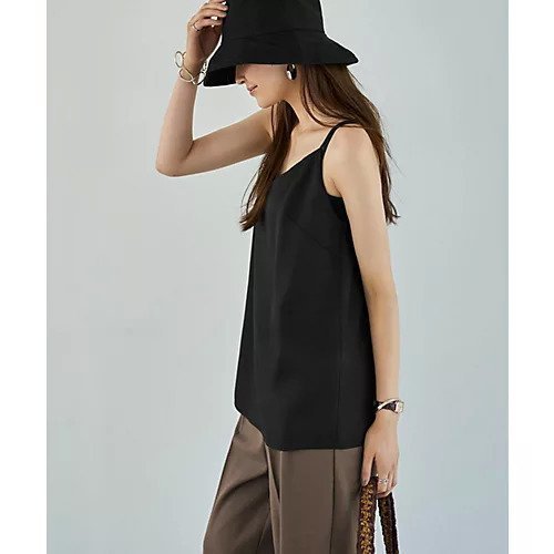 【スタイルデリ/STYLE DELI】の肩紐ちょこっとキャミ型ブラウス 人気、トレンドファッション・服の通販 founy(ファニー) 　ファッション　Fashion　レディースファッション　Fashion for Women　トップス・カットソー　Cut & Sew Tops　キャミソール&ノースリーブ　Camisoles & Sleeveless Tops　シャツ・ブラウス・オフィスカジュアル　Elegant Blouses & Button-Ups　イエロー　Yellow　インナー　Innerwear　カットソー　Cut and Sewn Top　カーディガン　Cardigan, Knitwear　キャミ　Camisole, Cami Top　キャミソール　Camisole, Spaghetti Strap Top　シンプル　Simple, Minimal　ジャケット　Jacket, Outerwear　ジョーゼット　Georgette, Semi-Sheer Fabric　スリット　Slit, Slit Detail　チューブ　Tube, Tube Top　定番　Standard, Basic Item　バランス　Balance, Style Balance　ワイド　Wide, Wide Fit　夏　Summer　エレガント 上品　Elegant　other-3|ID: prp329100004604823 ipo3291000000032770681