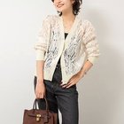 【リエミラー/Rie Miller】の【追加】《セットアップ対応》チュール刺繍Vネックカーディガン キナリ|ID: prp329100004604826 ipo3291000000032770701
