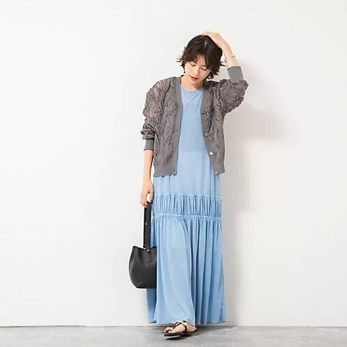 【リエミラー/Rie Miller】の【追加】《セットアップ対応》チュール刺繍Vネックカーディガン 人気、トレンドファッション・服の通販 founy(ファニー) 　ファッション　Fashion　レディースファッション　Fashion for Women　トップス・カットソー　Cut & Sew Tops　カーディガン・羽織り　Layered Style Cardigans　Vネックトップス　V-Neck Tops / V-Cut Neckline Shirts　2025年　2025　2025-2026秋冬・A/W　Autumn/Winter 2025–26 AW25–26　おすすめ　Recommended / Our Picks　カーディガン　Cardigan, Knitwear　シアー　Sheer, See-Through　セットアップ　Set-Up, Coordinated Outfit　タートルネック　Turtleneck, High Neck　チュール　Tulip, Tulip Motif　other-2|ID: prp329100004604826 ipo3291000000032770704