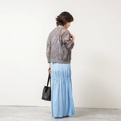 【リエミラー/Rie Miller】の【追加】《セットアップ対応》チュール刺繍Vネックカーディガン 人気、トレンドファッション・服の通販 founy(ファニー) 　ファッション　Fashion　レディースファッション　Fashion for Women　トップス・カットソー　Cut & Sew Tops　カーディガン・羽織り　Layered Style Cardigans　Vネックトップス　V-Neck Tops / V-Cut Neckline Shirts　2025年　2025　2025-2026秋冬・A/W　Autumn/Winter 2025–26 AW25–26　おすすめ　Recommended / Our Picks　カーディガン　Cardigan, Knitwear　シアー　Sheer, See-Through　セットアップ　Set-Up, Coordinated Outfit　タートルネック　Turtleneck, High Neck　チュール　Tulip, Tulip Motif　other-3|ID: prp329100004604826 ipo3291000000032770706