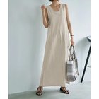 【スタイルデリ/STYLE DELI】の麻100%Vネック縦ハギワンピース 人気、トレンドファッション・服の通販 founy(ファニー) ファッション Fashion レディースファッション Fashion for Women ワンピース Dresses イエロー Yellow インナー Innerwear 春 Spring くるぶし Ankle-Length カットソー Cut and Sewn Top 吸水 Absorbent, Quick-Dry シンプル Simple, Minimal スリット Slit, Slit Detail タンク Tank Top, Sleeveless Top ネップ Nepp, Slub Yarn ノースリーブ Sleeveless, No-Sleeve パターン Pattern, Design Print フロント Front, Front Design ポケット Pocket, Pocket Detail 半袖 Short Sleeve, Half Sleeve リネン Linen, Linen Fabric ロング Long, Long-Length S/S・春夏 SS, Spring/Summer, Warm Season 夏 Summer thumbnail ナチュラル|ID: prp329100004604831 ipo3291000000032770747