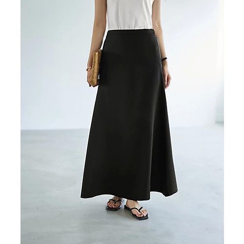 【スタイルデリ/STYLE DELI】のかなり涼しいジョーゼットロングスカート インテリア・キッズ・メンズ・レディースファッション・服の通販 founy(ファニー) 　ファッション　Fashion　レディースファッション　Fashion for Women　スカート　Skirts　ロングスカート　Long Skirts / Maxi & Midi Skirts　くるぶし　Ankle-Length　ギャザー　Gathered, Ruffled　ジョーゼット　Georgette, Semi-Sheer Fabric　スタイリッシュ　Stylish, Fashionable　デニム　Denim, Jeans Material　定番　Standard, Basic Item　パターン　Pattern, Design Print　フィット　Fit, Slim Fit　フォルム　Silhouette, Form　フレア　Flare, Flared　プリーツ　Pleats, Pleated　ポケット　Pocket, Pocket Detail　マキシ　Maxi, Full Length　ループ　Loop, Loop Knit　夏　Summer　ブラック|ID: prp329100004605729 ipo3291000000032814896