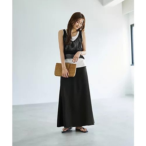 【スタイルデリ/STYLE DELI】のかなり涼しいジョーゼットロングスカート 人気、トレンドファッション・服の通販 founy(ファニー) 　ファッション　Fashion　レディースファッション　Fashion for Women　スカート　Skirts　ロングスカート　Long Skirts / Maxi & Midi Skirts　くるぶし　Ankle-Length　ギャザー　Gathered, Ruffled　ジョーゼット　Georgette, Semi-Sheer Fabric　スタイリッシュ　Stylish, Fashionable　デニム　Denim, Jeans Material　定番　Standard, Basic Item　パターン　Pattern, Design Print　フィット　Fit, Slim Fit　フォルム　Silhouette, Form　フレア　Flare, Flared　プリーツ　Pleats, Pleated　ポケット　Pocket, Pocket Detail　マキシ　Maxi, Full Length　ループ　Loop, Loop Knit　夏　Summer　other-2|ID: prp329100004605729 ipo3291000000032814900