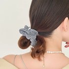 【フィービィー/phoebe】のメタルグリッターシュシュ グレー|ID: prp329100004605731 ipo3291000000032814961