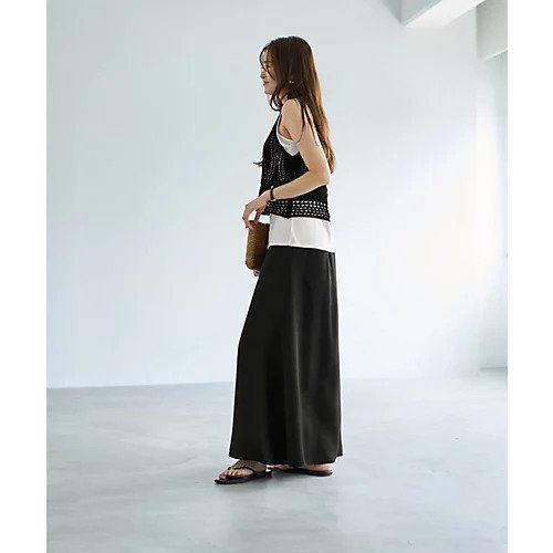 【スタイルデリ/STYLE DELI】の透かし編みニットビスチェ 人気、トレンドファッション・服の通販 founy(ファニー) 　ファッション　Fashion　レディースファッション　Fashion for Women　トップス・カットソー　Cut & Sew Tops　ニット　Knit Tops & Sweaters　ビスチェ　Bustiers & Corset Tops / Layered Bustier Style　ウォーター　Water　秋　Autumn　キャップ　Cap, Baseball Cap　軽量　Lightweight, Ultra Light　シンプル　Simple, Minimal　ストレート　Straight, Straight Cut　スリット　Slit, Slit Detail　透かし　Cut-Out, Lacework　定番　Standard, Basic Item　ノースリーブ　Sleeveless, No-Sleeve　バランス　Balance, Style Balance　ブラジャー　Bra, Lingerie　ポケット　Pocket, Pocket Detail　ロング　Long, Long-Length　プチプライス・低価格　Affordable / Budget Price　夏　Summer　other-3|ID: prp329100004606303 ipo3291000000032851366