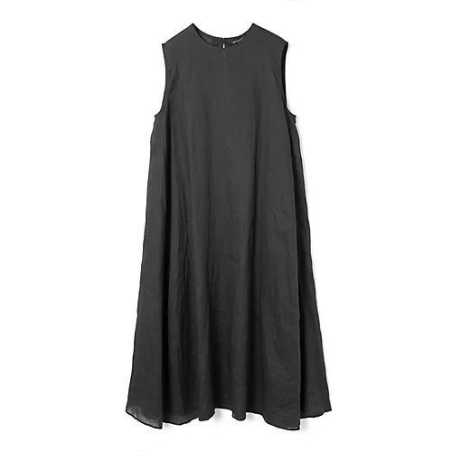 【ミズイロ インド/mizuiro ind】のリネンノースリーブワンピース インテリア・キッズ・メンズ・レディースファッション・服の通販 founy(ファニー) 　ファッション　Fashion　レディースファッション　Fashion for Women　ワンピース　Dresses　シンプル　Simple, Minimal　フレア　Flare, Flared　夏　Summer　ブラック|ID: prp329100004606305 ipo3291000000032851431