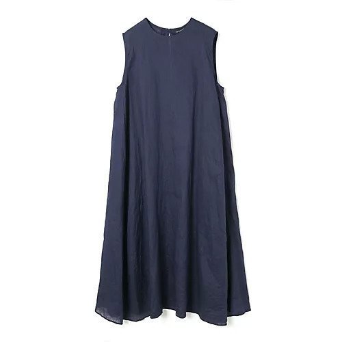 【ミズイロ インド/mizuiro ind】のリネンノースリーブワンピース インテリア・キッズ・メンズ・レディースファッション・服の通販 founy(ファニー) 　ファッション　Fashion　レディースファッション　Fashion for Women　ワンピース　Dresses　シンプル　Simple, Minimal　フレア　Flare, Flared　夏　Summer　ネイビー|ID: prp329100004606305 ipo3291000000032851446