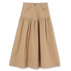 【ガニー/GANNI】のClassic Summer Suiting Long Skirt Pale Khaki|ID: prp329100004607990 ipo3291000000034365755