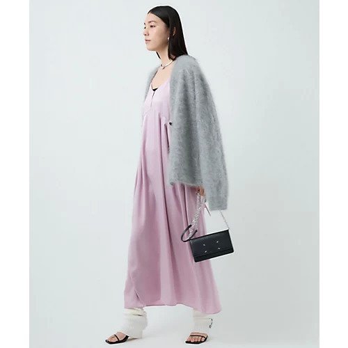 【カオス/Chaos】のティントワンピース 人気、トレンドファッション・服の通販 founy(ファニー) 　ファッション　Fashion　レディースファッション　Fashion for Women　ワンピース　Dresses　キャミワンピース　Cami Dress, Slip Dress　サテン　Satin, Glossy Fabric　シルク　Silk, 100% Silk　スリット　Slit, Slit Detail　フロント　Front, Front Design　ミックス　Mix, Mixed Style　ランダム　Random, Irregular　リラックス　Relax, Relaxed Fit　エレガント 上品　Elegant　 other-1|ID: prp329100004608001 ipo3291000000032917852