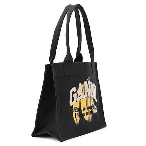 【ガニー/GANNI】のLarge Easy Shopper Banana Print 人気、トレンドファッション・服の通販 founy(ファニー) 　ファッション　Fashion　レディースファッション　Fashion for Women　2025年　2025　2025-2026秋冬・A/W　Autumn/Winter 2025–26 AW25–26　ジップ　Zip, Zipper　ビッグ　Big, Oversized　フロント　Front, Front Design　プリント　Print, Printed Pattern　other-2|ID: prp329100004608005 ipo3291000000032917986