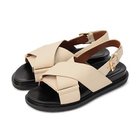 【マルニ/MARNI】のFB CRISCROSS SANDAL SILK WHITE|ID:prp329100004608014
