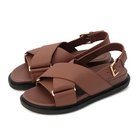 【マルニ/MARNI】のFB CRISCROSS SANDAL GOLD BROWN|ID:prp329100004608014