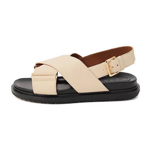 【マルニ/MARNI】のFB CRISCROSS SANDAL 人気、トレンドファッション・服の通販 founy(ファニー) 　ファッション　Fashion　レディースファッション　Fashion for Women　2025年　2025　2025-2026秋冬・A/W　Autumn/Winter 2025–26 AW25–26　サンダル　Sandals, Summer Shoes　フラット　Flat, Flat Shoes　other-2|ID: prp329100004608014 ipo3291000000034865863