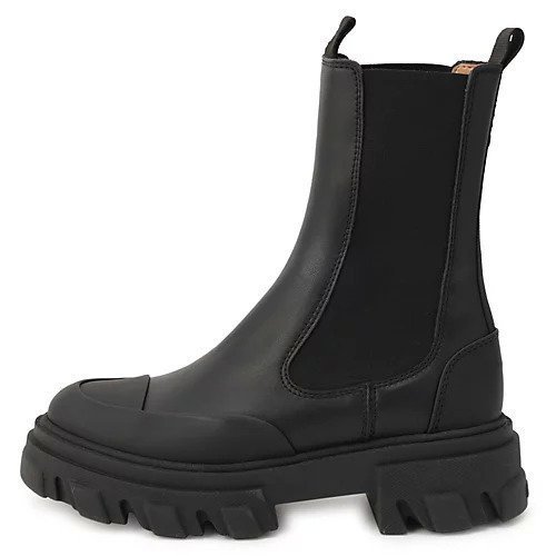 【ガニー/GANNI】のCleated Mid Chelsea Boot Black Stitch 人気、トレンドファッション・服の通販 founy(ファニー) 　ファッション　Fashion　レディースファッション　Fashion for Women　2025年　2025　2025-2026秋冬・A/W　Autumn/Winter 2025–26 AW25–26　シンプル　Simple, Minimal　フォルム　Silhouette, Form　ラバー　Rubber, Rubber Sole　A/W・秋冬　Autumn/Winter　other-2|ID: prp329100004608019 ipo3291000000032918259