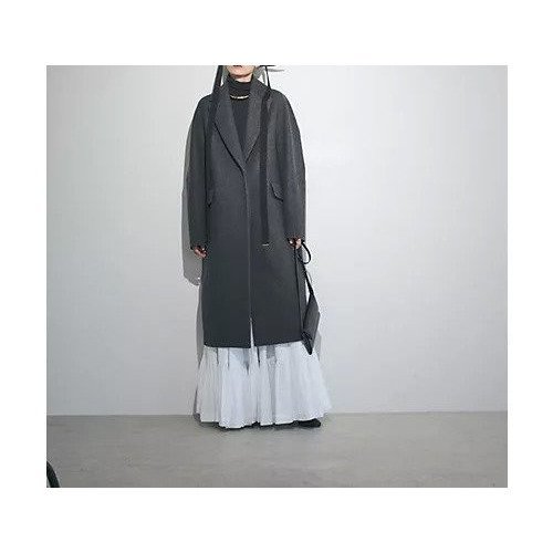 【カオス/Chaos】のスーペリヤヌスチェスターコート 人気、トレンドファッション・服の通販 founy(ファニー) 　ファッション　Fashion　レディースファッション　Fashion for Women　アウター　Coat / Outerwear Collection　コート・ロングコート・ピーコート　Long Coats, Peacoats & More　チェスターコート・ロング丈アウター　Chester Coats / Chesterfield Long Coats　冬　Winter / This Winter　フロント　Front, Front Design　エレガント 上品　Elegant　A/W・秋冬　Autumn/Winter　other-3|ID: prp329100004608029 ipo3291000000032918583