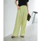 【スタイルデリ/STYLE DELI】の微光沢シボ感ギャザーワイドパンツ 人気、トレンドファッション・服の通販 founy(ファニー) ファッション Fashion レディースファッション Fashion for Women パンツ Pants & Trousers イエロー Yellow ギャザー Gathered, Ruffled ストレート Straight, Straight Cut スニーカー Sneakers, Trainers スリット Slit, Slit Detail ネオン Neon, Neon Color フォルム Silhouette, Form ベーシック Basic, Essential ポケット Pocket, Pocket Detail ループ Loop, Loop Knit ワイド Wide, Wide Fit 夏 Summer thumbnail ピスタチオ|ID: prp329100004609220 ipo3291000000032968066