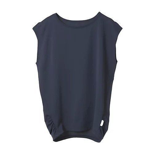 【ジュリエ/Julier】の【定番】Ecocoベア天竺チュニック インテリア・キッズ・メンズ・レディースファッション・服の通販 founy(ファニー) 　ファッション　Fashion　レディースファッション　Fashion for Women　トップス・カットソー　Cut & Sew Tops　スポーツウェア　Functional & Stylish Sportswear　スリット　Slit, Slit Detail　チュニック　Tunic, Long Top　定番　Standard, Basic Item　人気　Popular, Best Seller　フィット　Fit, Slim Fit　ヨガ　Yoga, Yoga Wear　ネイビー|ID: prp329100004609847 ipo3291000000032976376