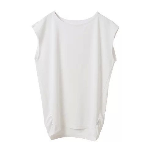 【ジュリエ/Julier】の【定番】Ecocoベア天竺チュニック インテリア・キッズ・メンズ・レディースファッション・服の通販 founy(ファニー) 　ファッション　Fashion　レディースファッション　Fashion for Women　トップス・カットソー　Cut & Sew Tops　スリット　Slit, Slit Detail　チュニック　Tunic, Long Top　定番　Standard, Basic Item　人気　Popular, Best Seller　フィット　Fit, Slim Fit　ヨガ　Yoga, Yoga Wear　ホワイト|ID: prp329100004609847 ipo3291000000035918728