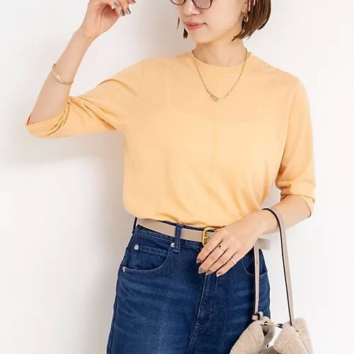 【ノーリーズ/NOLLEY'S】の綿ナイロンシアー6分袖プルオーバーカットソー インテリア・キッズ・メンズ・レディースファッション・服の通販 founy(ファニー) https://founy.com/ ファッション Fashion レディースファッション Fashion for Women トップス・カットソー Cut & Sew Tops カジュアルプルオーバー・ニットトップス Pullovers & Knit Tops / Casual Pullovers カットソー・ベーシックTシャツ Cut-and-Sewn Tops / Stretch Tees & Basics 2025年 2025 2025-2026秋冬・A/W Autumn/Winter 2025–26 AW25–26 おすすめ Recommended / Our Picks インナー Innerwear ショート Short, Short Length ジャケット Jacket, Outerwear センター Center, Center Line バランス Balance, Style Balance フロント Front, Front Design ボトム Bottoms, Lower Wear ワイド Wide, Wide Fit |ID: prp329100004609851 ipo3291000000033985569