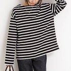 【リエミラー/Rie Miller】のBIGマリンボーダーボートネックプルオーバーカットソー ブラック系その他|ID: prp329100004609854 ipo3291000000032976423