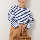 【リエミラー/Rie Miller】のBIGマリンボーダーボートネックプルオーバーカットソー ブルー系その他|ID: prp329100004609854 ipo3291000000032976424