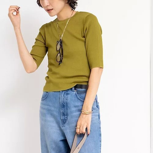 【ノーリーズ/NOLLEY'S】の《手洗い可能》《アンサンブル対応》2 2リブ5分袖プルオーバーニット 人気、トレンドファッション・服の通販 founy(ファニー) 　ファッション　Fashion　レディースファッション　Fashion for Women　トップス・カットソー　Cut & Sew Tops　ニット　Knit Tops & Sweaters　アンサンブルニット　Knit Ensembles & Twin Sets　カジュアルプルオーバー・ニットトップス　Pullovers & Knit Tops / Casual Pullovers　2025年　2025　2025-2026秋冬・A/W　Autumn/Winter 2025–26 AW25–26　アンサンブル　Ensemble Set　ストレッチ　Stretch, Stretchy Fabric　ベーシック　Basic, Essential　other-3|ID: prp329100004609858 ipo3291000000033853034