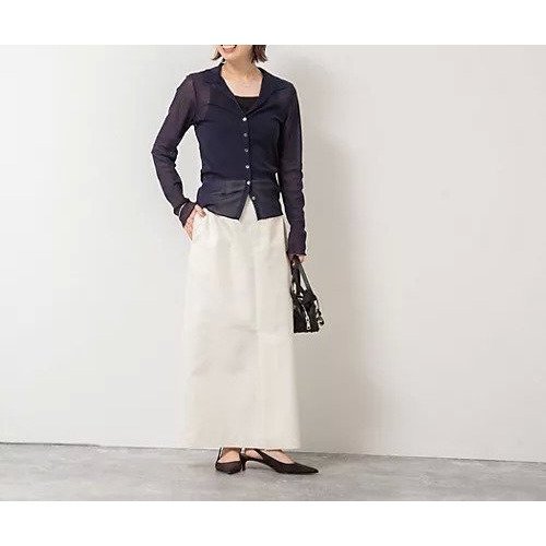 【ノーリーズ/NOLLEY'S】のチュール衿付きカットカーディガン 人気、トレンドファッション・服の通販 founy(ファニー) 　ファッション　Fashion　レディースファッション　Fashion for Women　トップス・カットソー　Cut & Sew Tops　カーディガン・羽織り　Layered Style Cardigans　2025年　2025　2025-2026秋冬・A/W　Autumn/Winter 2025–26 AW25–26　おすすめ　Recommended / Our Picks　インナー　Innerwear　カーディガン　Cardigan, Knitwear　ジャケット　Jacket, Outerwear　チュール　Tulip, Tulip Motif　フィット　Fit, Slim Fit　エレガント 上品　Elegant　other-2|ID: prp329100004609859 ipo3291000000032977908