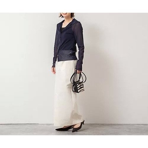 【ノーリーズ/NOLLEY'S】のチュール衿付きカットカーディガン 人気、トレンドファッション・服の通販 founy(ファニー) 　ファッション　Fashion　レディースファッション　Fashion for Women　トップス・カットソー　Cut & Sew Tops　カーディガン・羽織り　Layered Style Cardigans　2025年　2025　2025-2026秋冬・A/W　Autumn/Winter 2025–26 AW25–26　おすすめ　Recommended / Our Picks　インナー　Innerwear　カーディガン　Cardigan, Knitwear　ジャケット　Jacket, Outerwear　チュール　Tulip, Tulip Motif　フィット　Fit, Slim Fit　エレガント 上品　Elegant　other-3|ID: prp329100004609859 ipo3291000000032977909